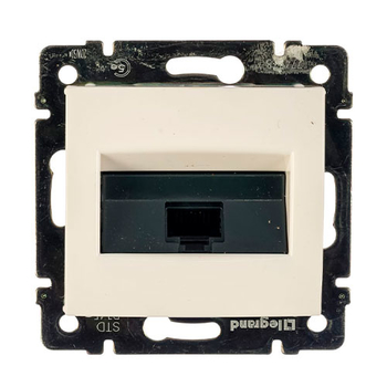 Информационная розетка Legrand Valene RJ45 UTP 5 кат 1 выход б/з белая - Электрика, НВА - Выключатели и розетки - Розетки - . Магазин оборудования для автономного и резервного электропитания Ekosolar.ru в Пензе