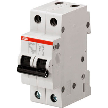 Автоматический выключатель ABB SH202L 2P 63A (C) 4,5 kA - Электрика, НВА - Модульное оборудование - Автоматические выключатели - . Магазин оборудования для автономного и резервного электропитания Ekosolar.ru в Пензе