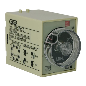 Реле времени 220V ST3PC-G (4-24h) Энергия, 10 шт - Электрика, НВА - Реле, автоматизация и управление - Реле времени - . Магазин оборудования для автономного и резервного электропитания Ekosolar.ru в Пензе