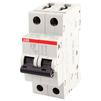 Автоматический выключатель ABB S202 2P 40А (С) 6kA - Электрика, НВА - Модульное оборудование - Автоматические выключатели - . Магазин оборудования для автономного и резервного электропитания Ekosolar.ru в Пензе