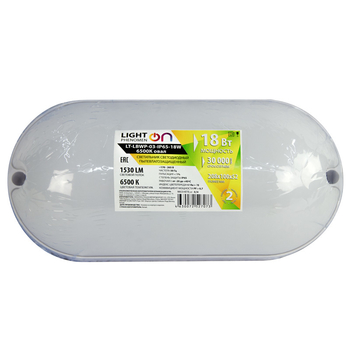 Банник LT-LBWP-03-IP65-18W-6500К LED овальный - Светильники - Для ЖКХ - . Магазин оборудования для автономного и резервного электропитания Ekosolar.ru в Пензе