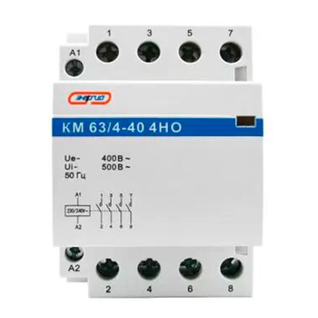 Модульный контактор КМ63/4P 40A 4НО Энергия - Электрика, НВА - Коммутационное оборудование - Контакторы - . Магазин оборудования для автономного и резервного электропитания Ekosolar.ru в Пензе
