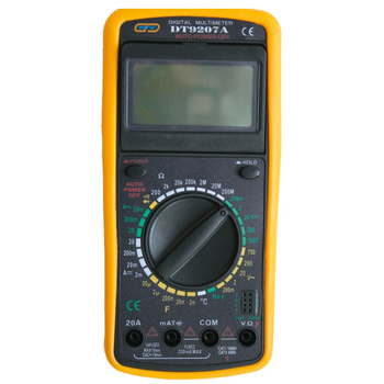 Мультиметр DT 9207 Энергия - Электрика, НВА - Измерительный инструмент - Мультимеры - . Магазин оборудования для автономного и резервного электропитания Ekosolar.ru в Пензе