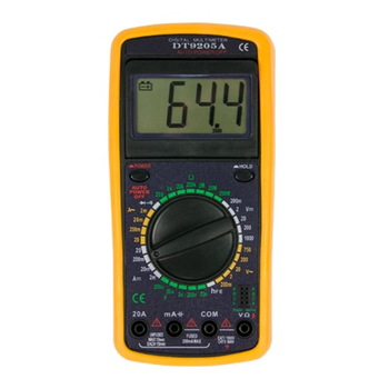 Мультиметр DT 9205A Энергия - Электрика, НВА - Измерительный инструмент - Мультимеры - . Магазин оборудования для автономного и резервного электропитания Ekosolar.ru в Пензе