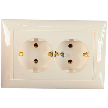 Розетка Legrand Valena 2X2К+З в сборе белая - Электрика, НВА - Выключатели и розетки - Розетки - . Магазин оборудования для автономного и резервного электропитания Ekosolar.ru в Пензе