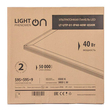 Панель ультратонкая светодиодная LightPhenomenON LT-UTP-02-IP40-40W-6500К LED - Светильники - Для общественных зданий - . Магазин оборудования для автономного и резервного электропитания Ekosolar.ru в Пензе