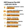 ИБП для котла Энергия Про 800 + Аккумулятор Grid 100 Ah 12 v (500Вт - 109мин) - ИБП и АКБ - ИБП для котлов - . Магазин оборудования для автономного и резервного электропитания Ekosolar.ru в Пензе